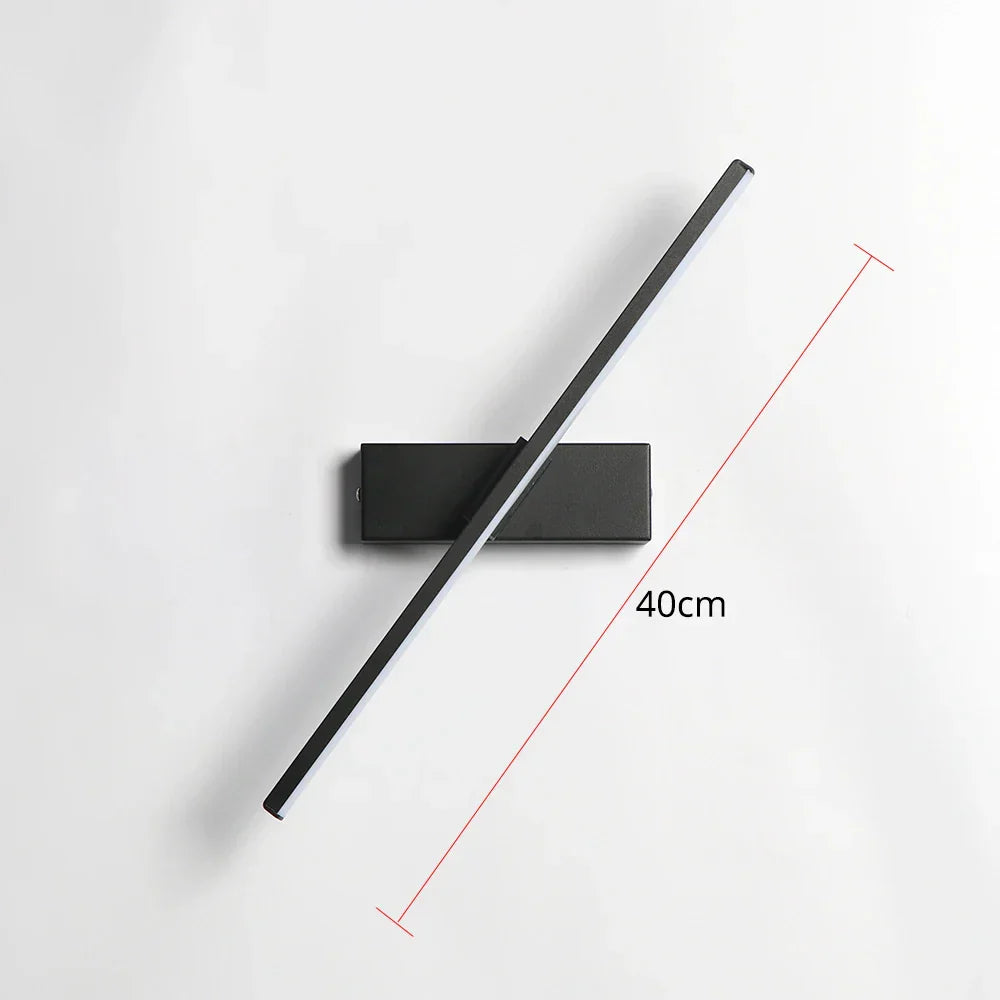 AuroLite Applique LED Regolabile | Orientabile a 330° | Design Moderno per Camera da Letto e Soggiorno | Alluminio