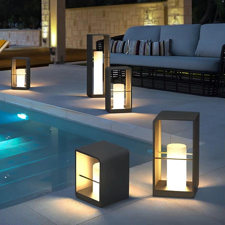 Lampada da Terrazza Solare con Illuminazione LED Calda