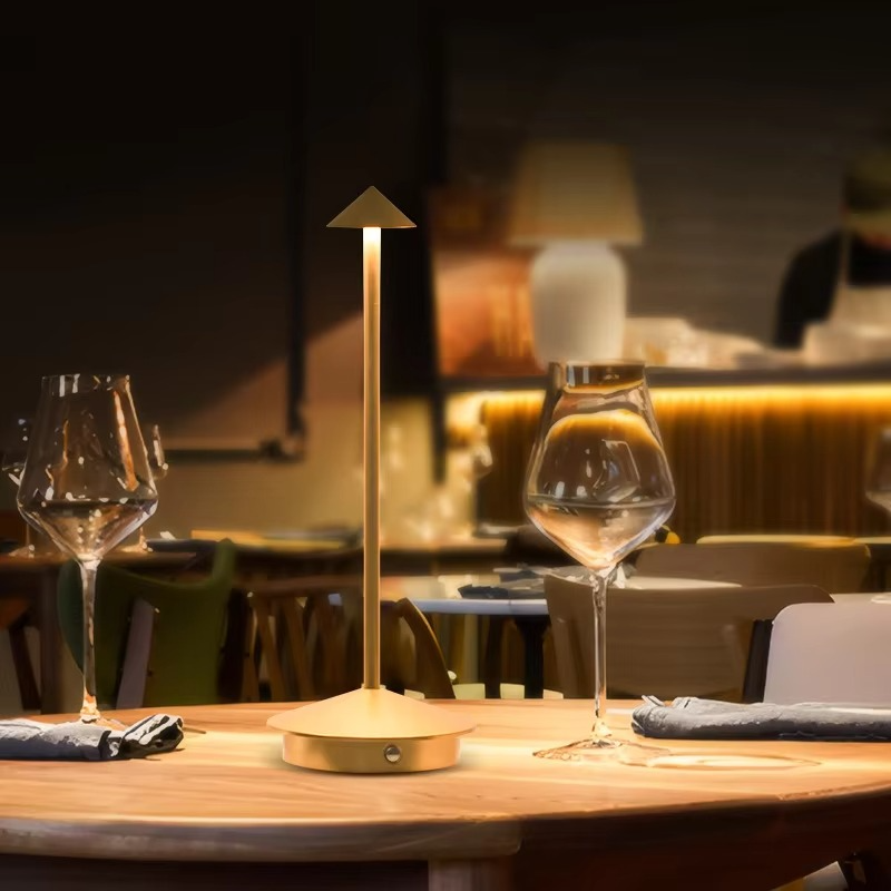 Lampada da Scrivania LED Ricaricabile a Controllo Touch con 3 Modalità di Luce