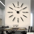 Nuovo orologio da parete in acrilico di grande stile unico