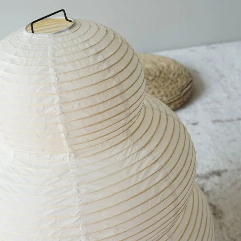 Lampada da tavolo regolabile in carta di riso, lampada giapponese per ufficio e soggiorno