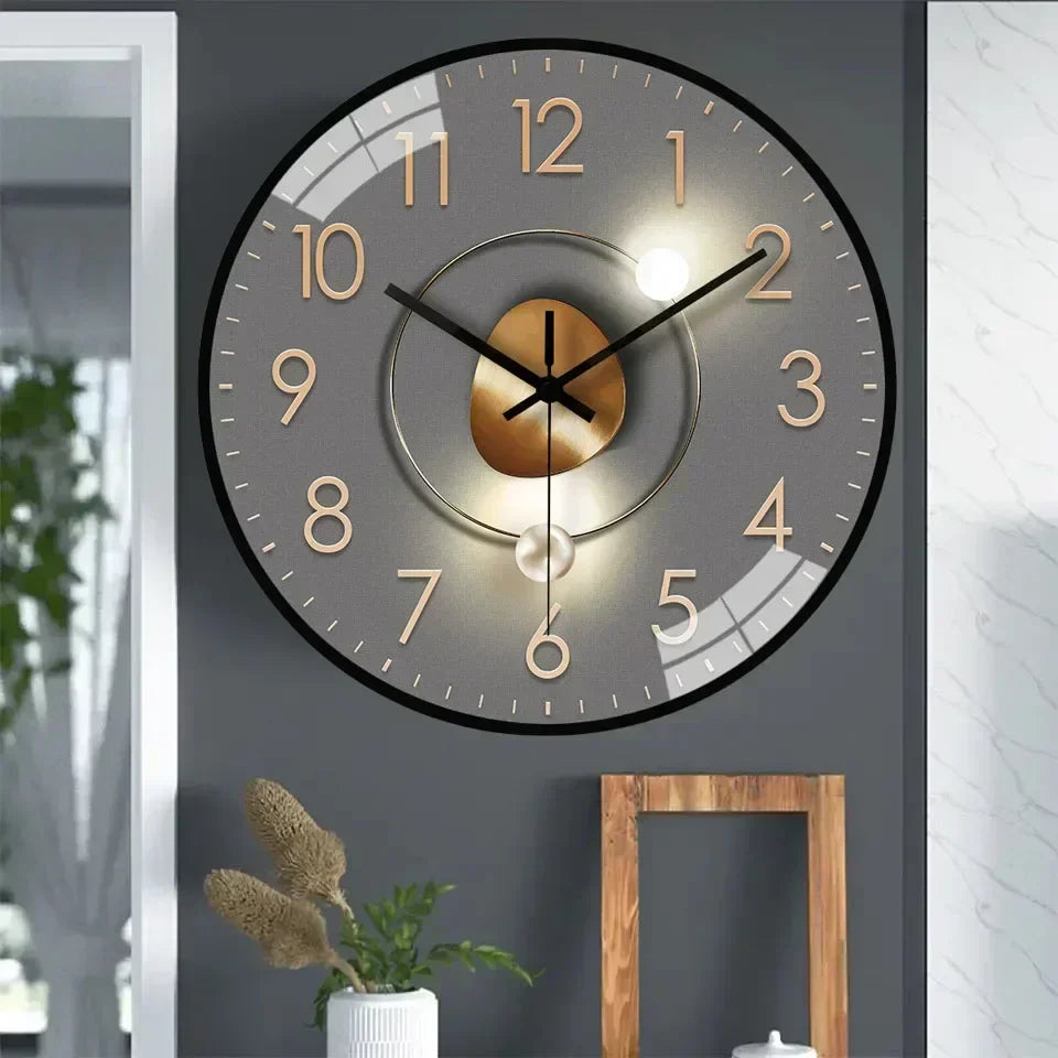 Orologio da Parete Classico Silenzioso Elegante Orologio Non Ticchettante per Camera da Letto e Ufficio