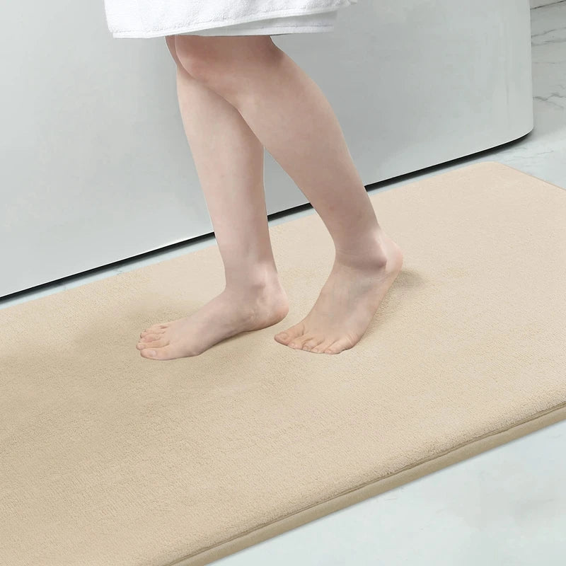 Calidia - Tappetino da Bagno Morbido e Confortevole Antiscivolo per Pavimenti Sicuri e Asciutti