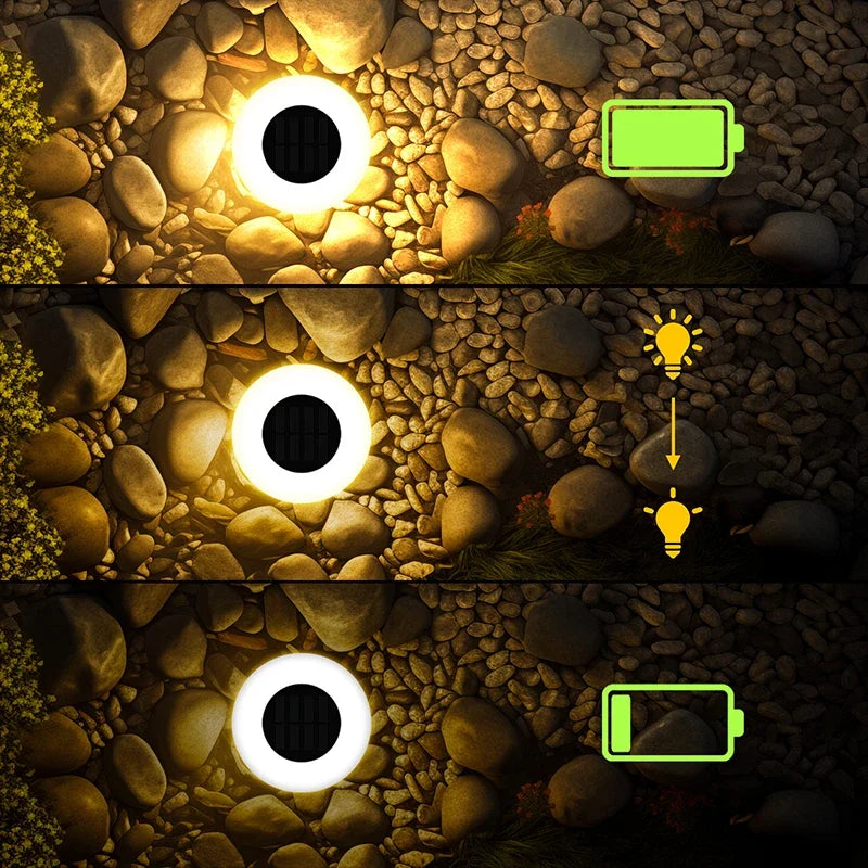 Luci solari da esterno a 4 pezzi