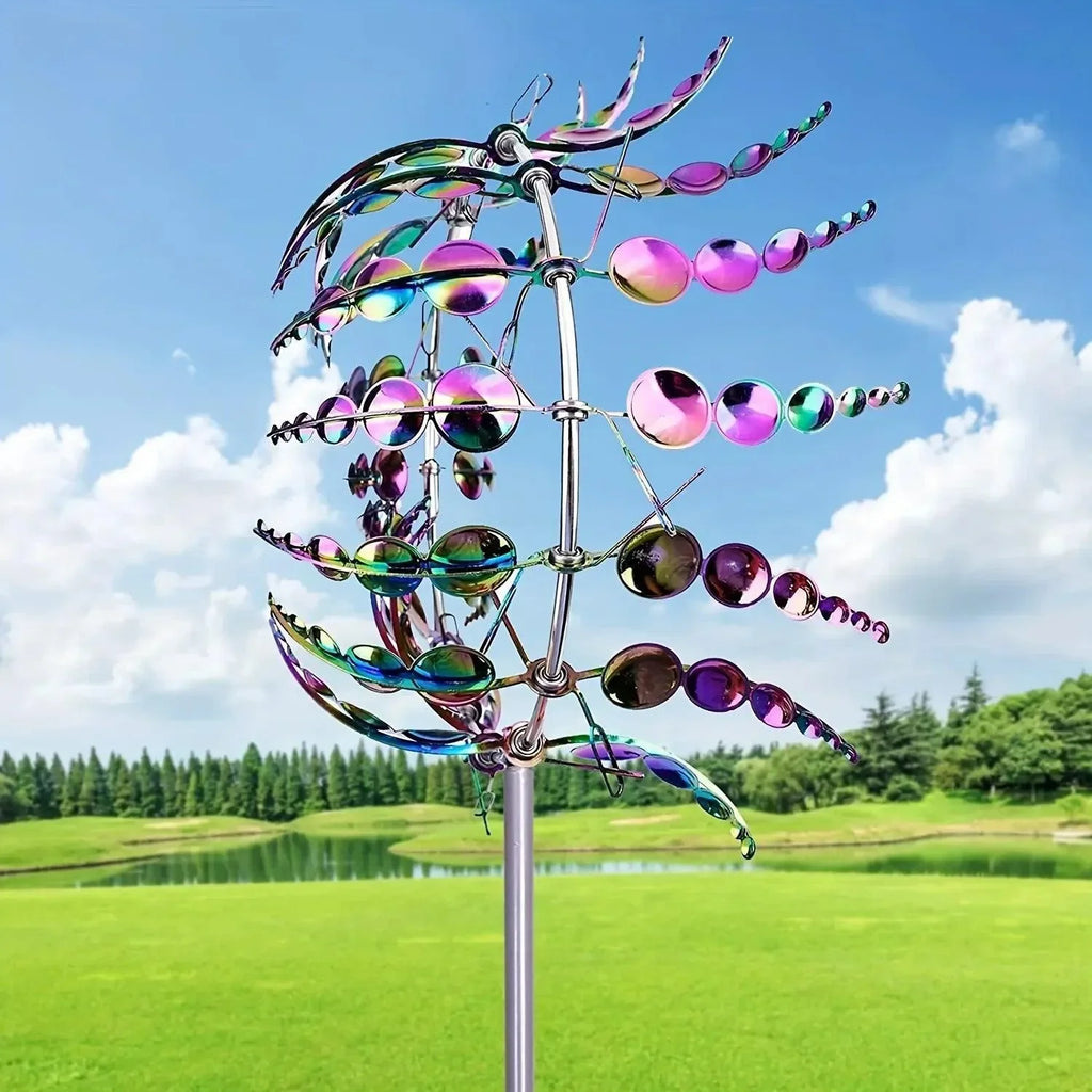 Mulino a Vento Spinner | Unico decorazione da giardino in metallo a energia eolica