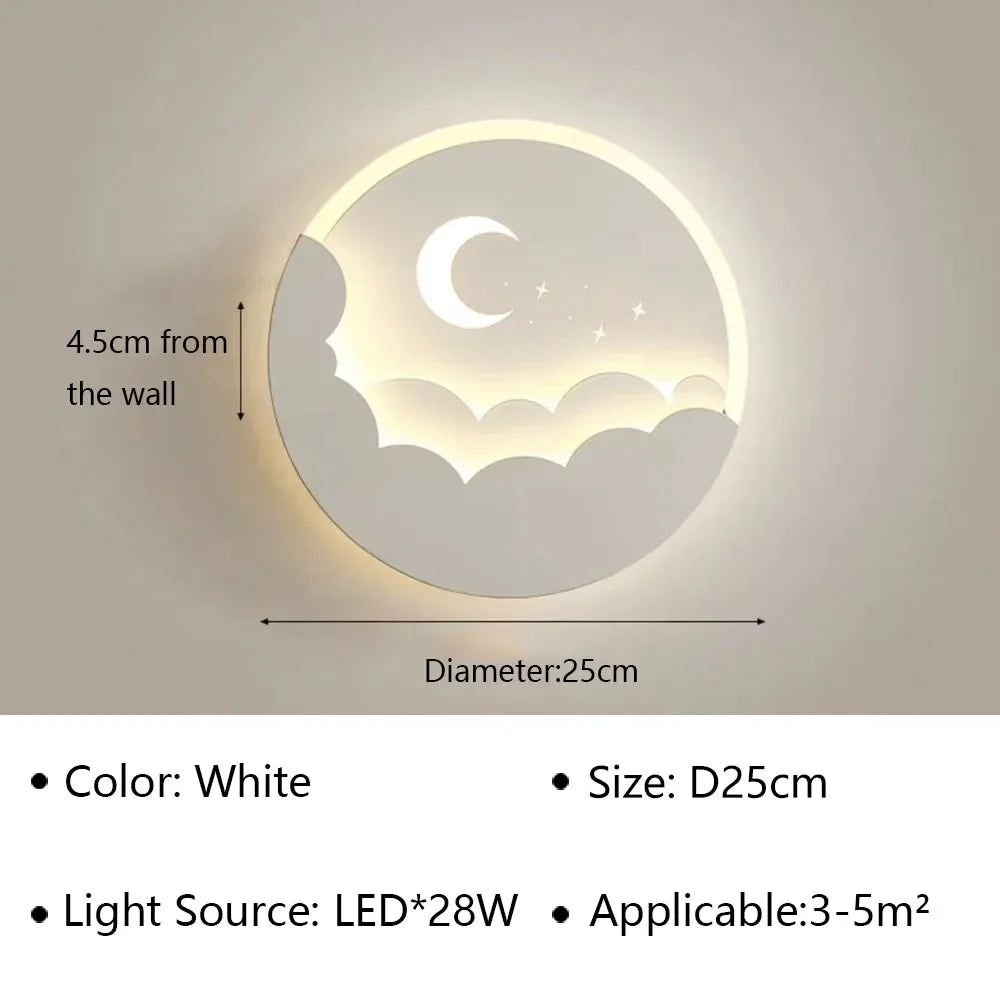 Magisk LED Applique – Luce Notturna Luna & Stelle