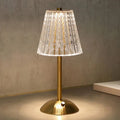 Lampada da Tavolo Elegante con Attivazione Touch e Finitura Oro