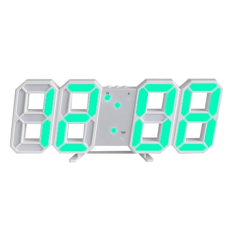 Orologio da Parete Digitale 3D a LED – Design Moderno con Funzione di Dimming e Visibilità Ottimale