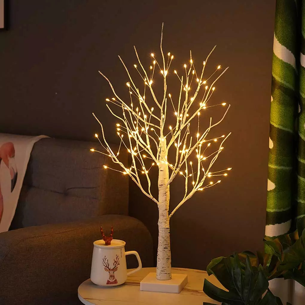 Albero Illuminato Atmosferico - Per un'Atmosfera Accogliente e Calda