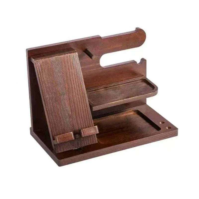 Tre Nattbord Telefon Dockingstasjon – Regal Multifunzionale per Portafoglio, Orologio e Conservazione, Ideale per San Valentino