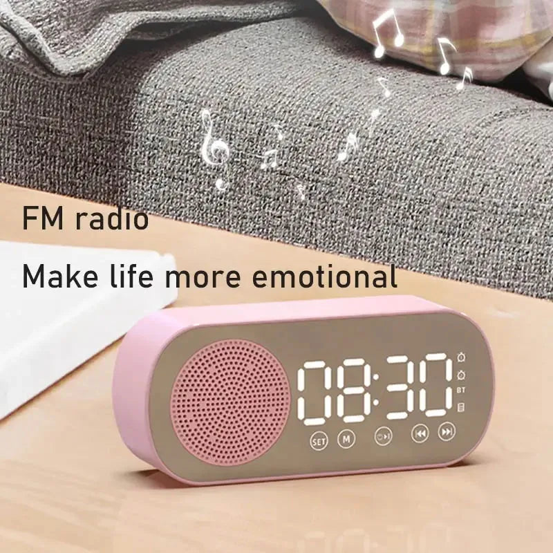 Orologio digitale con altoparlante Bluetooth e radio FM