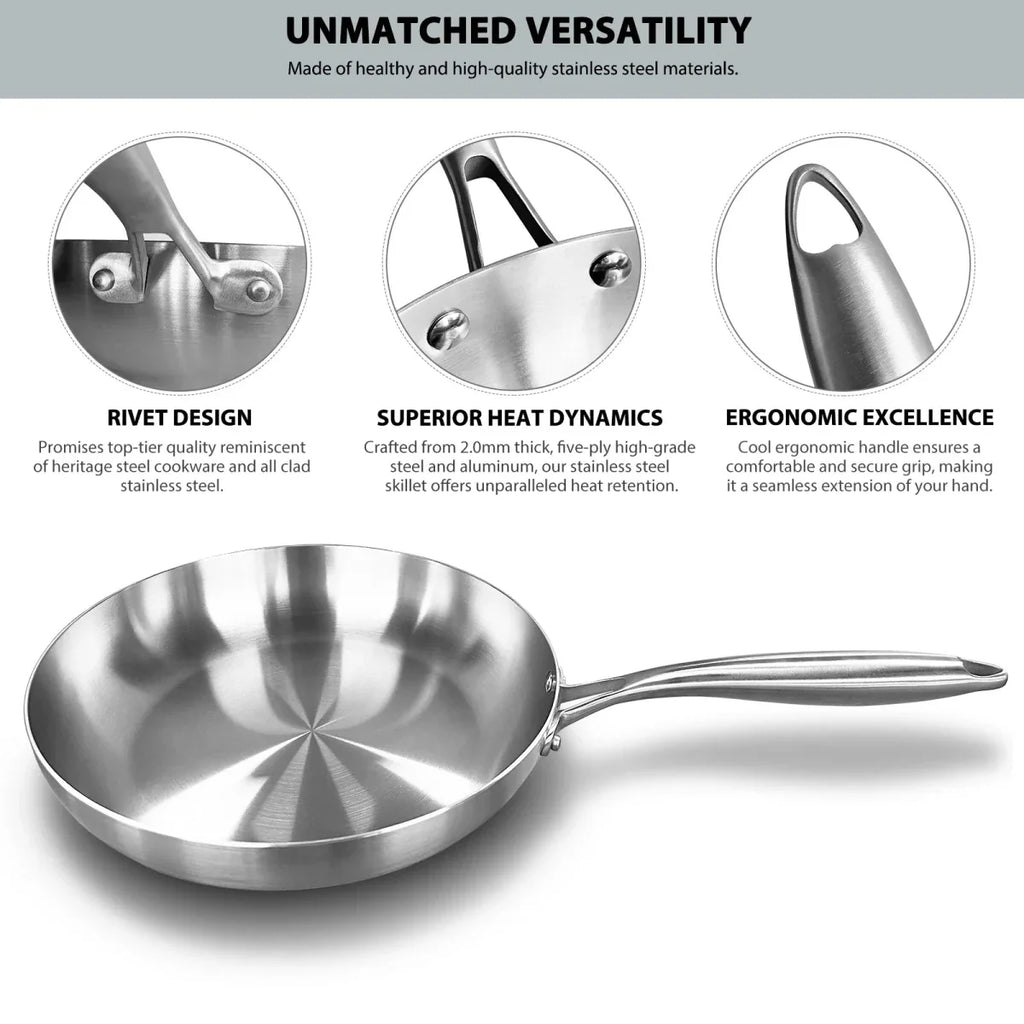 PANLUXE – Padella in acciaio inox 304