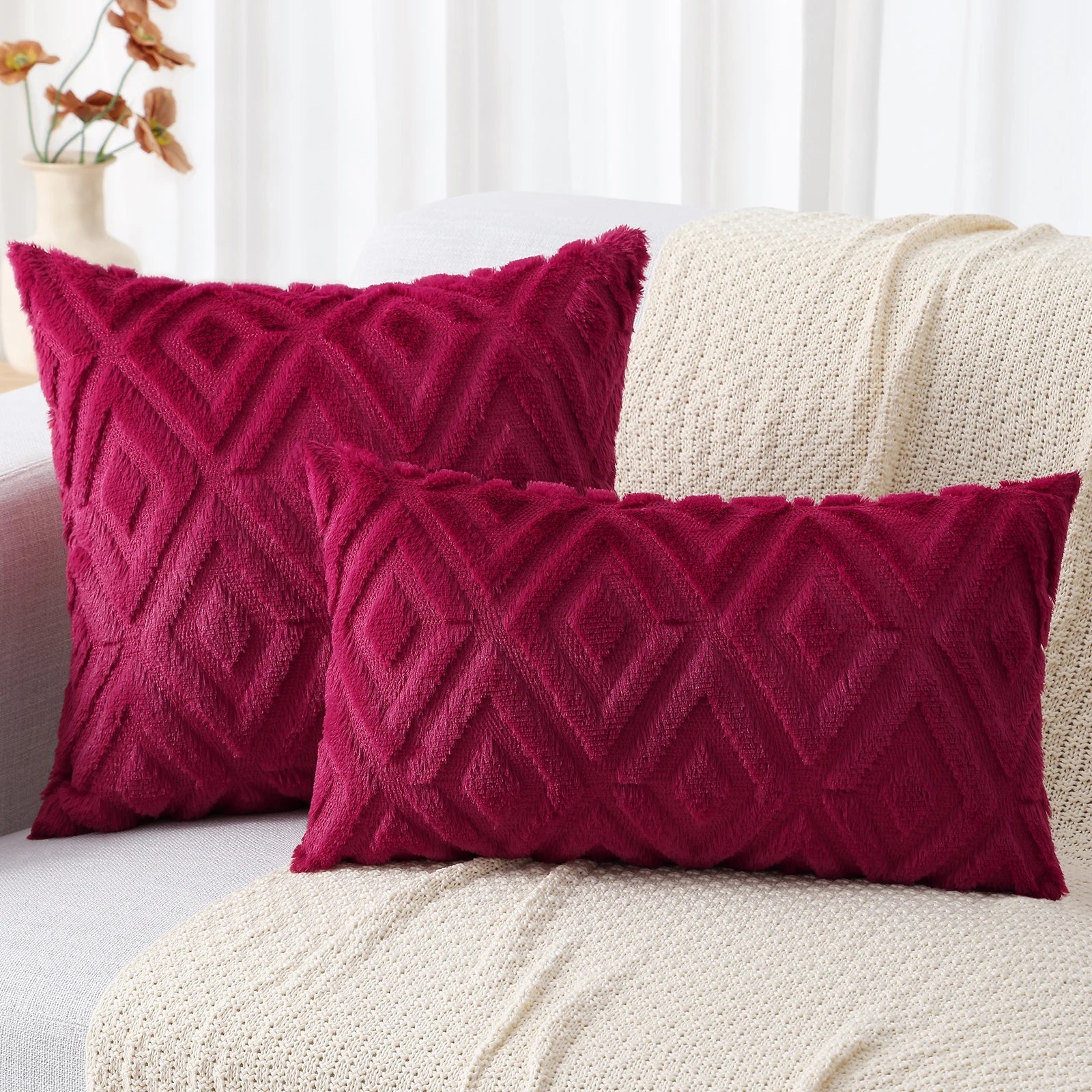 Elarina - Cuscino Decorativo Natalizio Set di 2