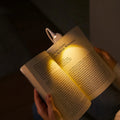 Mini Lampada da Libro - Luce Notturna Portatile con Clip e Ricarica USB, LED Dimmerabile per Camera da Letto, Protezione per Gli Occhi e Campeggio - Lampada da Libro con Clip Rotante a 360°