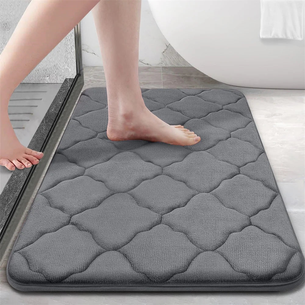 Calidia - Tappetino da Bagno Morbido e Confortevole Antiscivolo per Pavimenti Sicuri e Asciutti