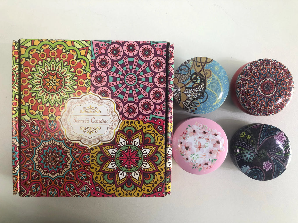 Florivis – Set di Candele Profumate in Cera di Soia da 12 Pezzi per Aromaterapia e Regalo
