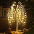 Valdoria – Albero di Salice Illuminato con Luce LED Bianca Calda 2.1M
