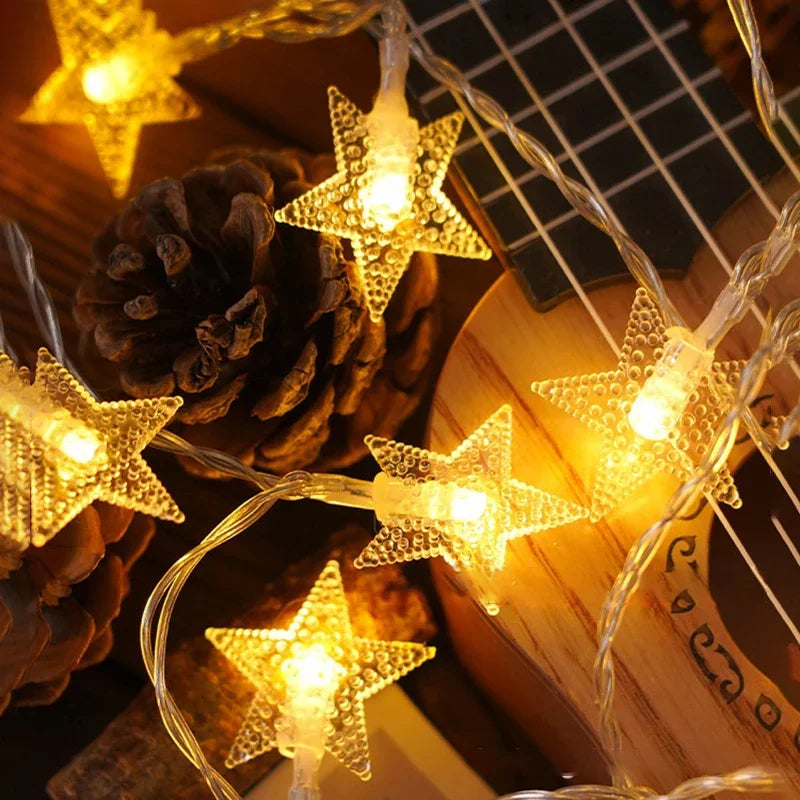 Catena di luci LED Starlight: Ideale per decorazioni interne, campeggio all'aperto e atmosfera da tenda