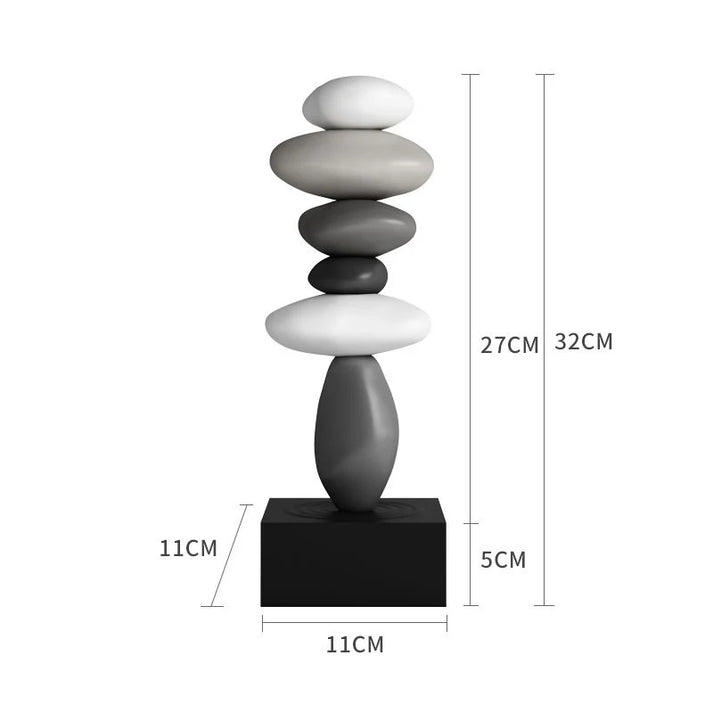 StoneBalance - Moderna stabile scultura in pietra