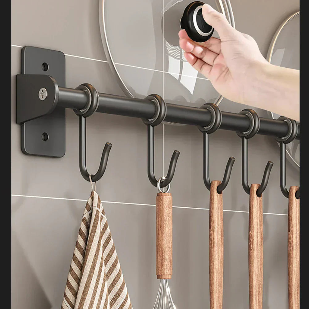 Supporto per ganci da cucina – Stoccaggio a muro