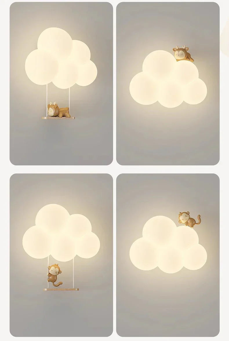 Magia della luce nella lampada per cameretta