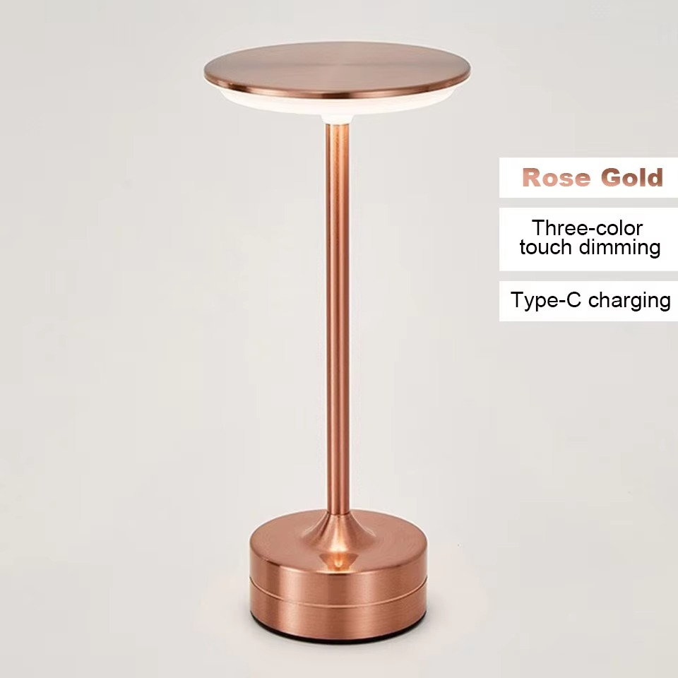Lampada da tavolo a LED ricaricabile USB con sensore touch