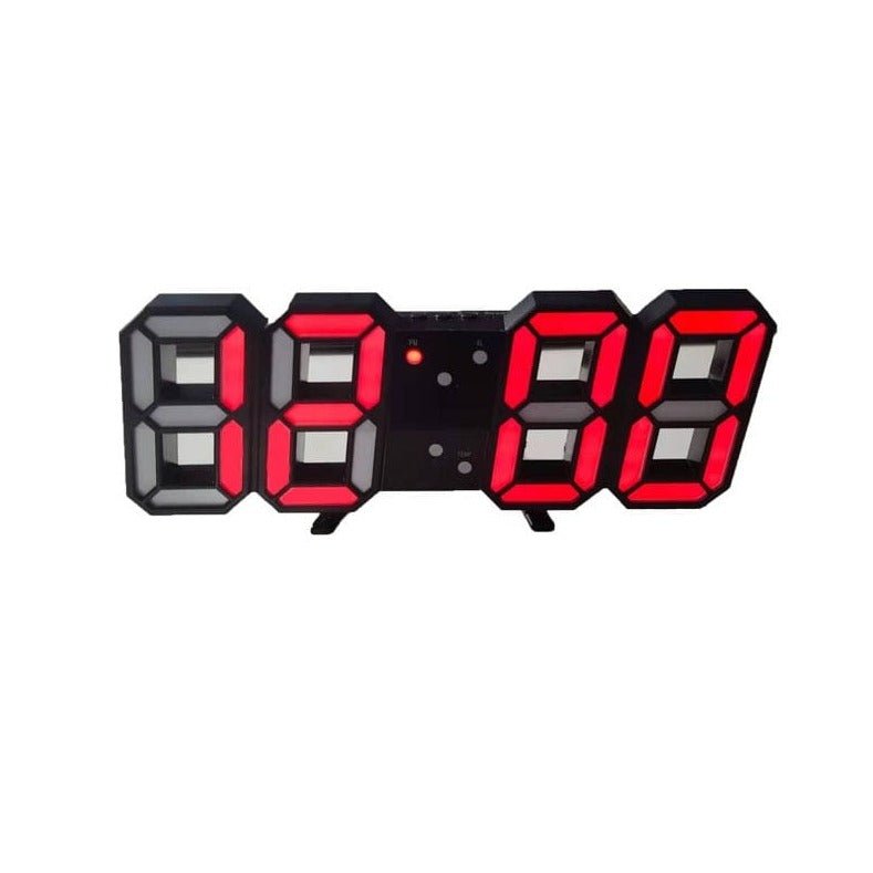 Orologio da Parete LumiSync 3D LED – Orologio Digitale Moderno con Illuminazione Dimmerabile