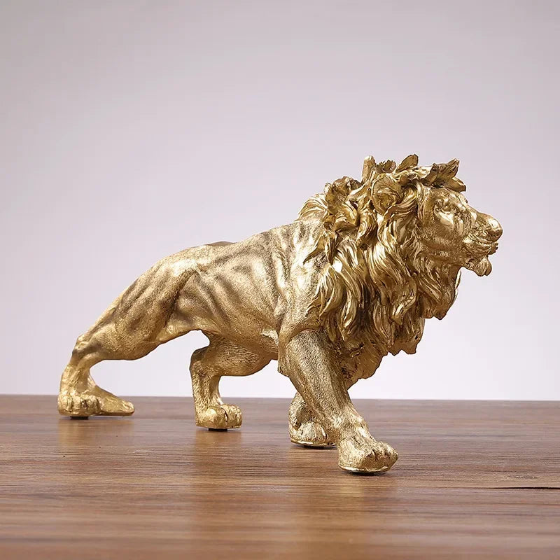 Decorazione in Oro a Forma di Leone per la Tua Casa