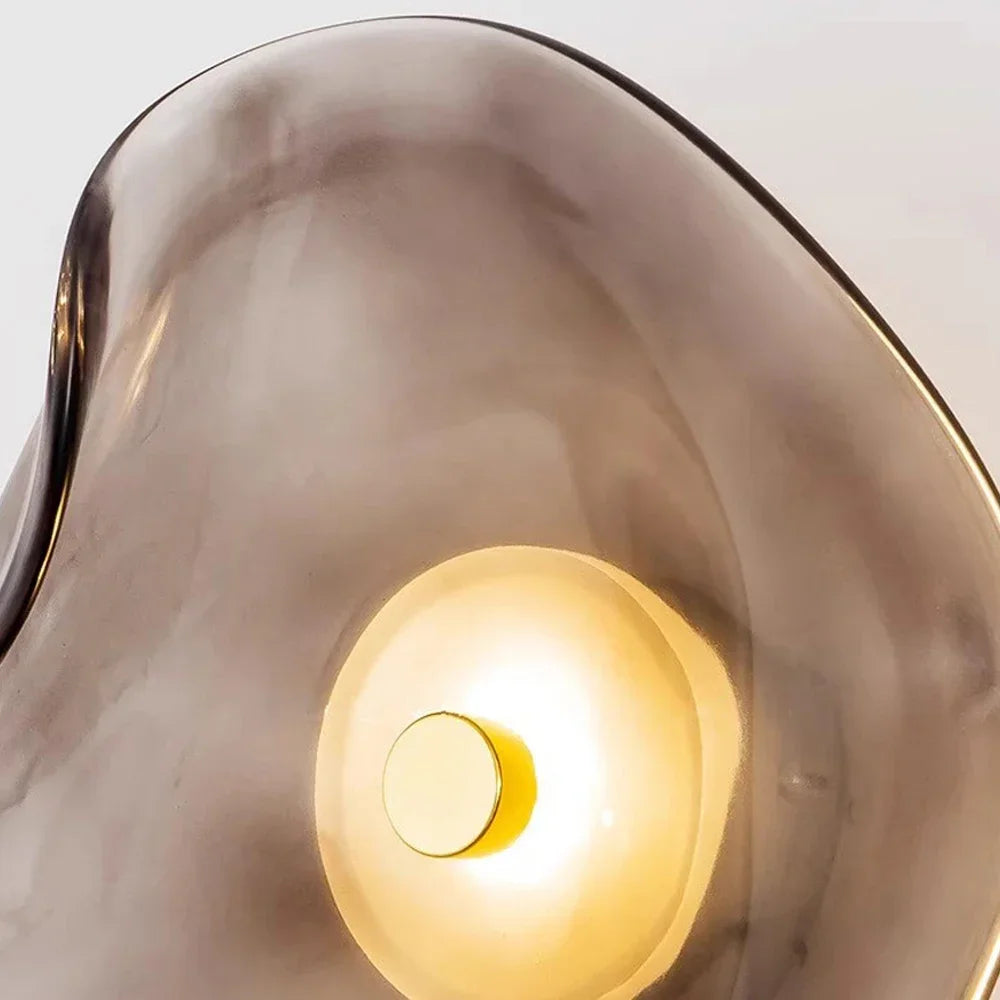 Elvara | Lampada da Parete in Vetro LED Minimalista con Luce Ambientale Morbida per Interni Moderni