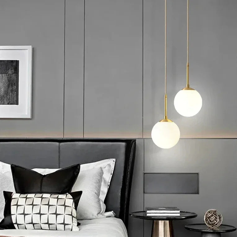 Lampada a Sospensione in Vetro Kinley