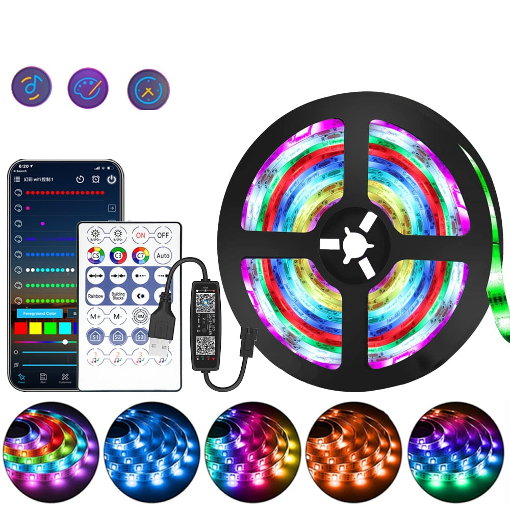 1M-20M Striscia LED RGB 5V