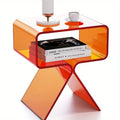 Ignyra - Tavolino da Salotto Trasparente in Acrilico con Design Moderno e Sottile