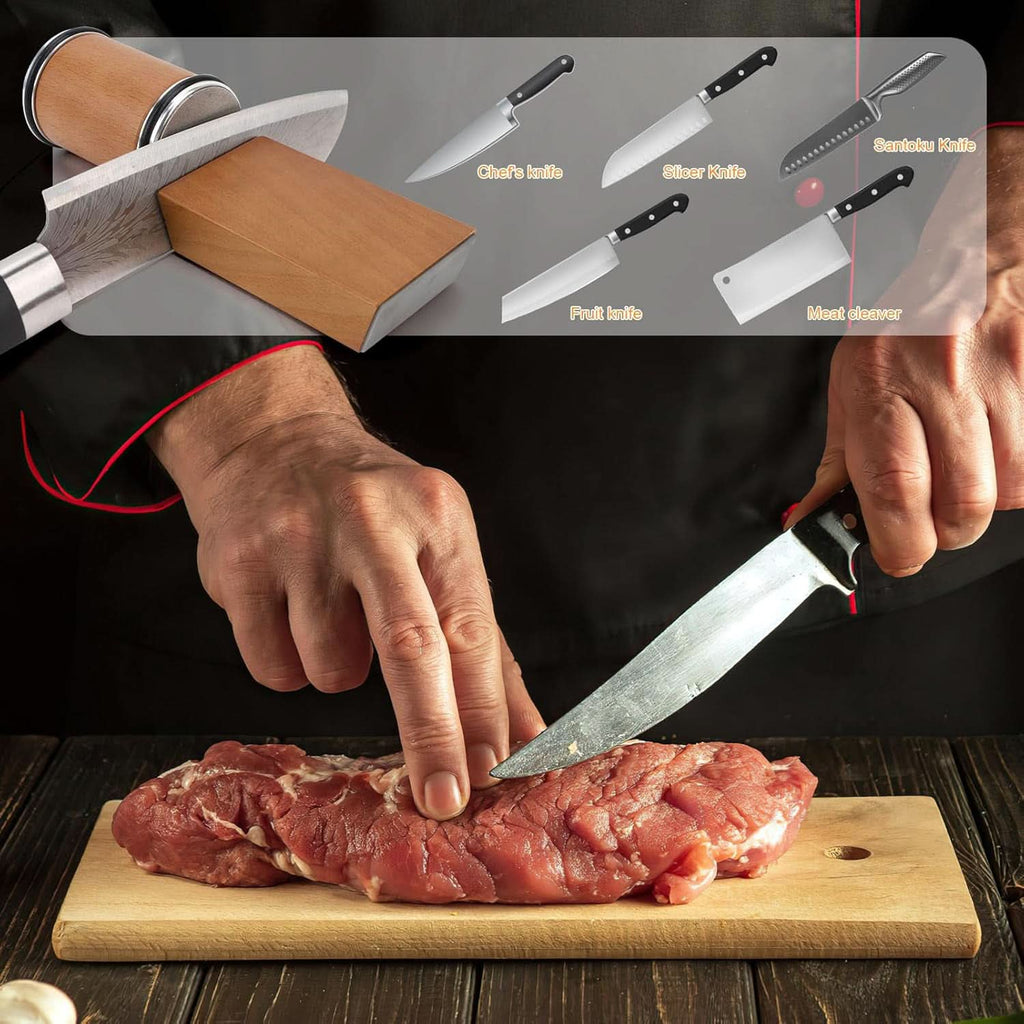 Orion - Affilatore Professionale per Coltelli con Rivestimento in Diamante per Affilatura Precisa