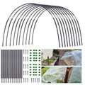 Set di archi da giardino Plantura FlexGrow in fibra di vetro Tunnel per piante fai-da-te per aiuole rialzate e serre | Resistente alla ruggine e riutilizzabile | Inclusi connettori