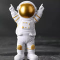 Statua Astronauta in Resina Scultura di Astronauta Giocattolo Educativo Decorazione da Scrivania Modello di Astronauta Regalo per Bambini