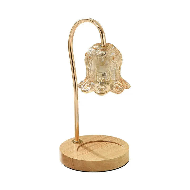 Lampada Riscaldante per Candele a Forma di Fiore