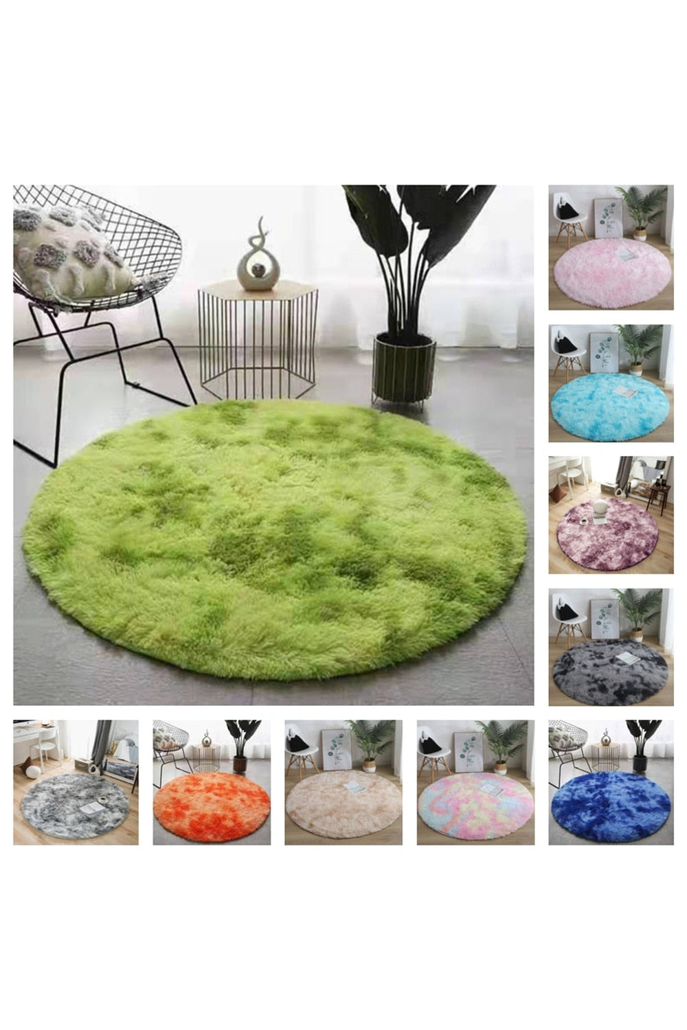 Tappeto Fluffy Rotondo Myk