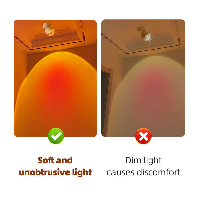 LED Sole Tramonto Atmosfera Faretti da Parete