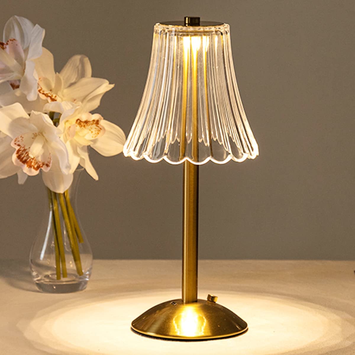 Lampada da tavolo retro a LED ricaricabile USB - BrillianceGlow