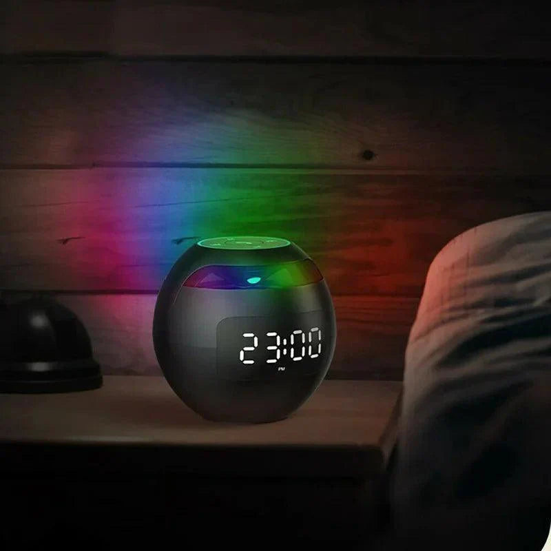 Orologio Sveglia Bluetooth Altoparlante LED Digitale da Comodino