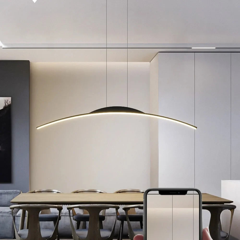 Ethirelle - Lampada a sospensione LED moderna per sala da pranzo, cucina e soggiorno