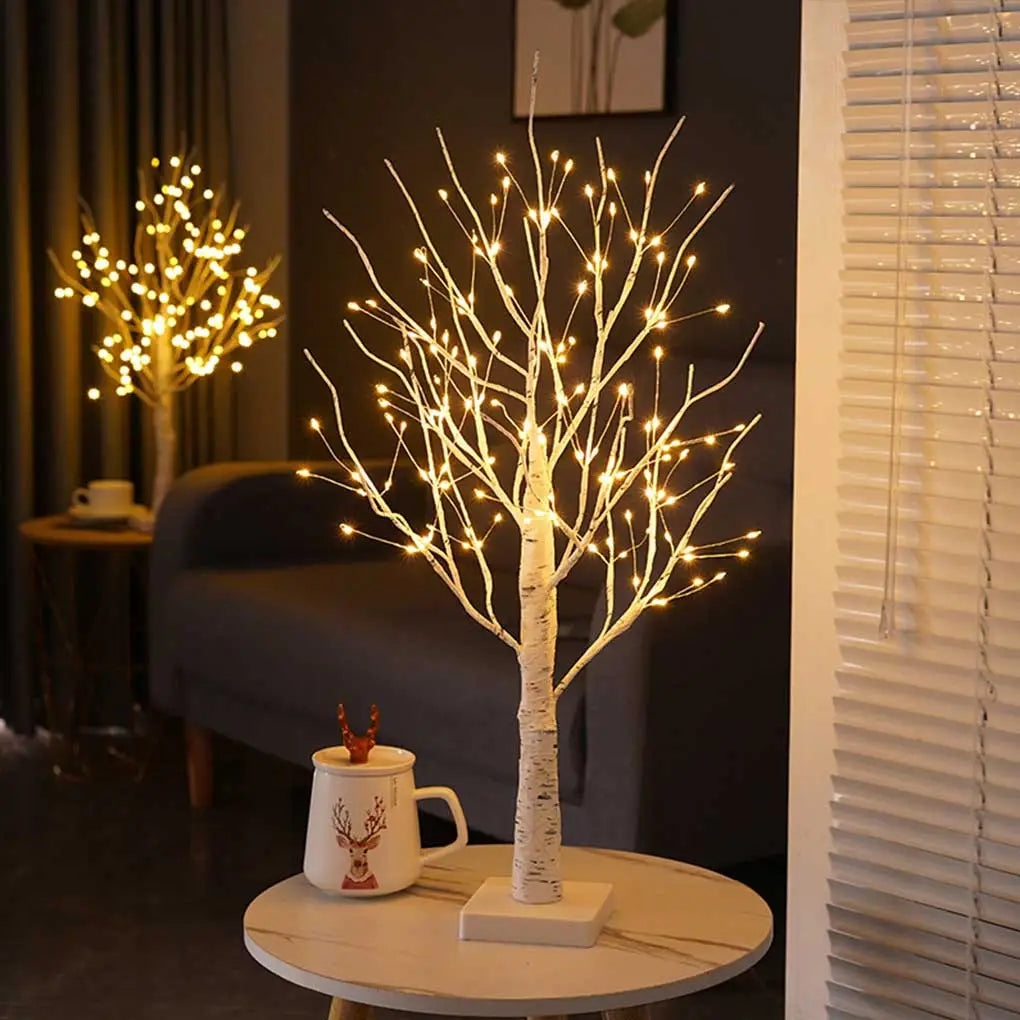 Albero Illuminato Atmosferico - Per un'Atmosfera Accogliente e Calda