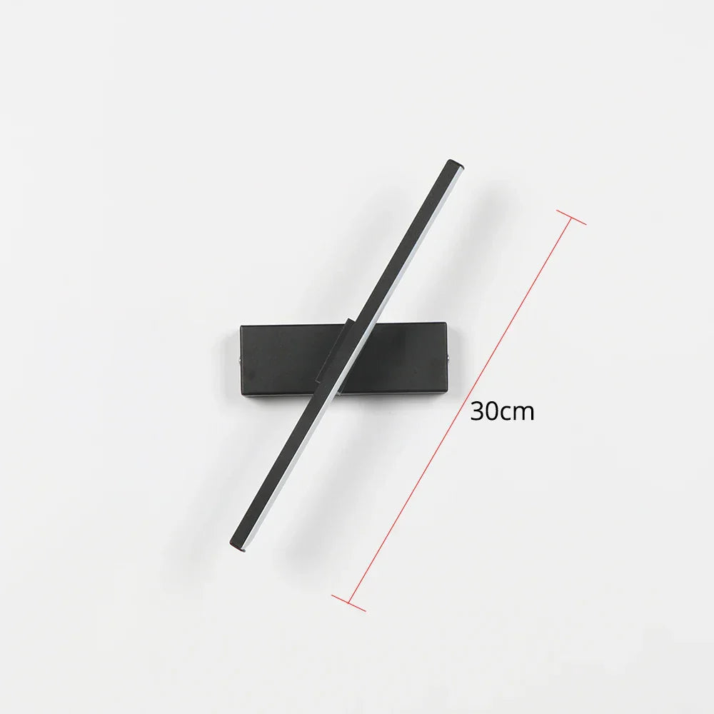AuroLite Applique LED Regolabile | Orientabile a 330° | Design Moderno per Camera da Letto e Soggiorno | Alluminio