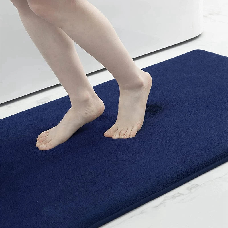 Calidia - Tappetino da Bagno Morbido e Confortevole Antiscivolo per Pavimenti Sicuri e Asciutti