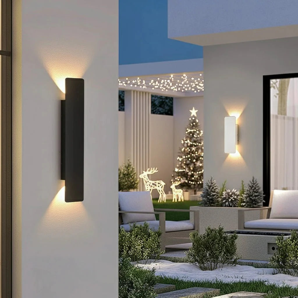 OUTGLOW – Applique LED in alluminio impermeabile per interni ed esterni
