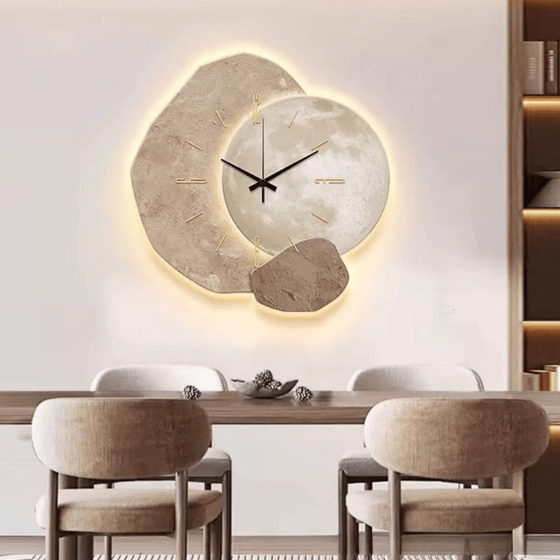 TIMENORD – Orologio da parete scandinavo elegante con funzione silenziosa