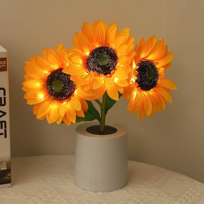 Lampada da Tavolo LED Girasole Luccicante