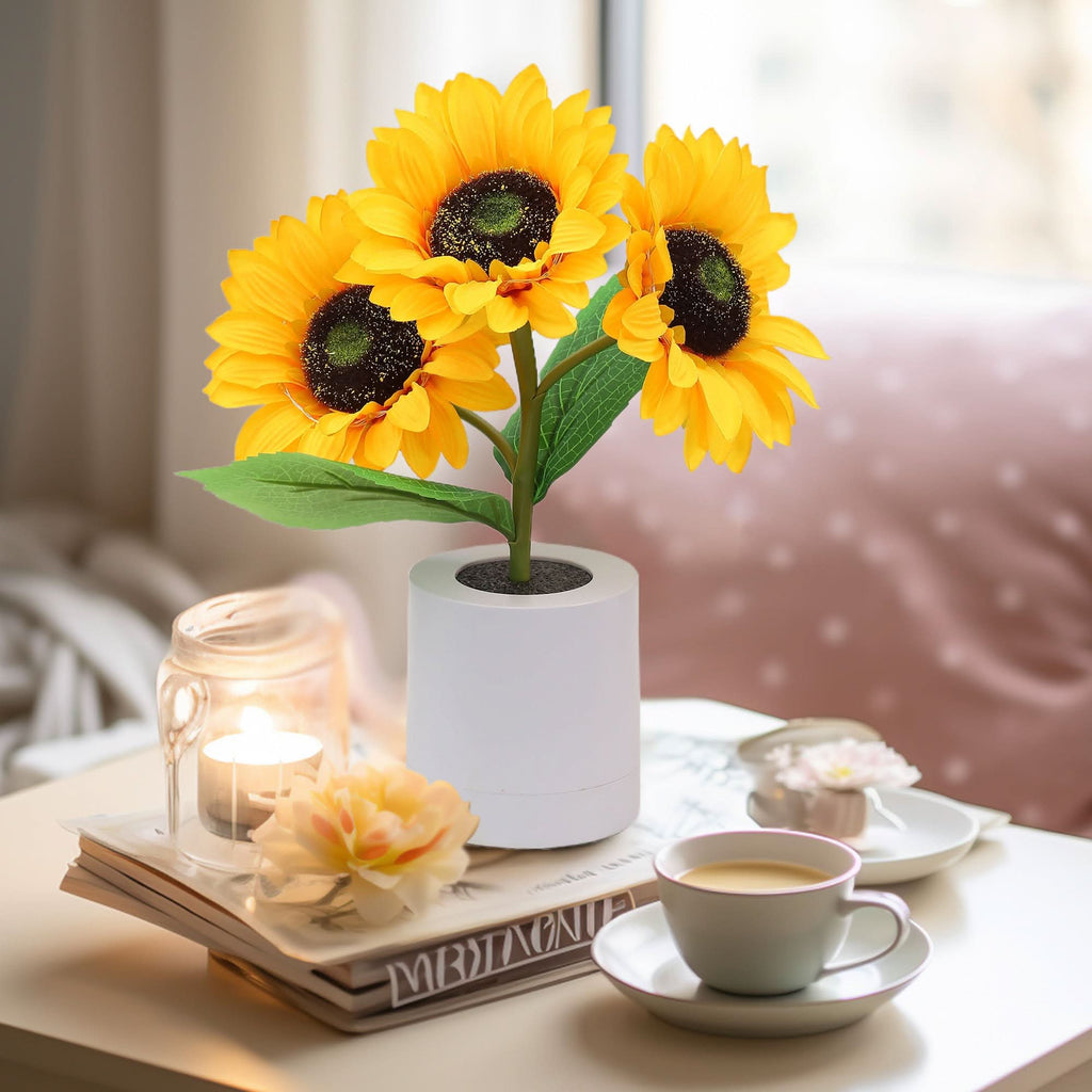 Lampada da Tavolo LED Girasole Luccicante