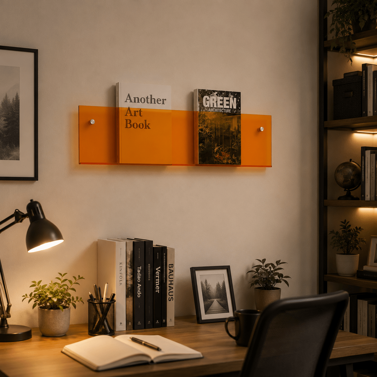 SHELFORA – Elegante portamagazine da parete per arredamenti contemporanei