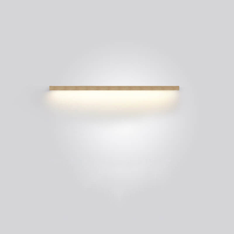 ZenBeam Lampada da Parete LED Giapponese | Design in Legno Massello | Illuminazione Moderna d'Accento